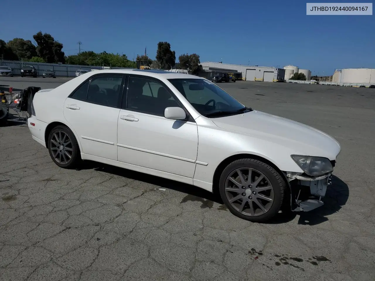 2004 Lexus Is 300 VIN: JTHBD192440094167 Lot: 57506565