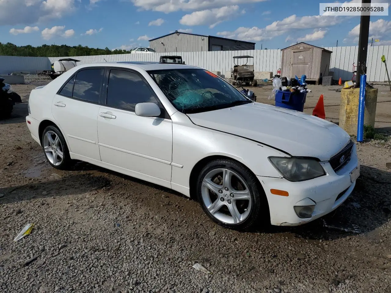 jthbd192850095288 JTHBD192850095288 2005 Lexus Is 300