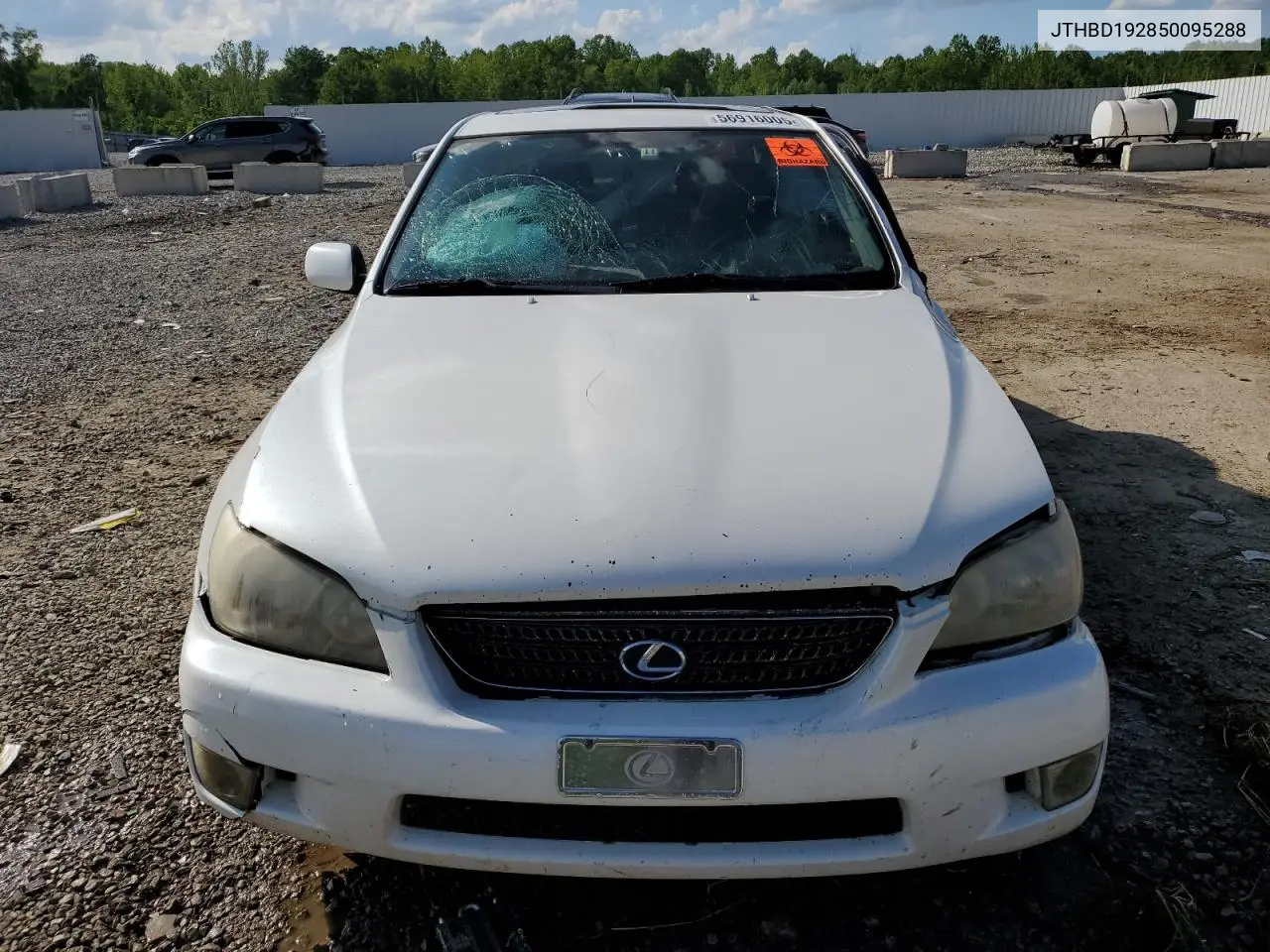 jthbd192850095288 JTHBD192850095288 2005 Lexus Is 300