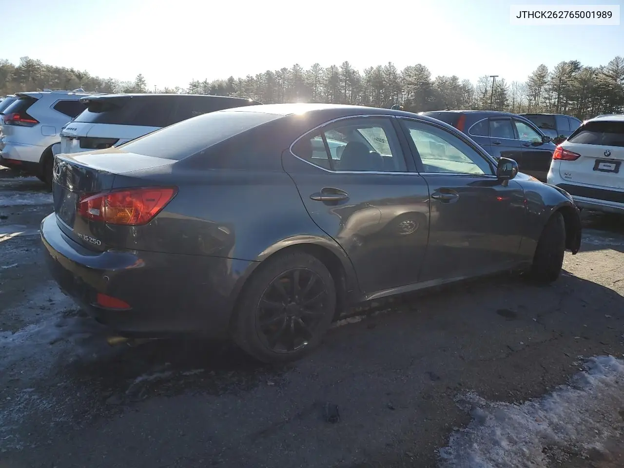 2006 Lexus Is 250 VIN: JTHCK262765001989 Lot: 45983255