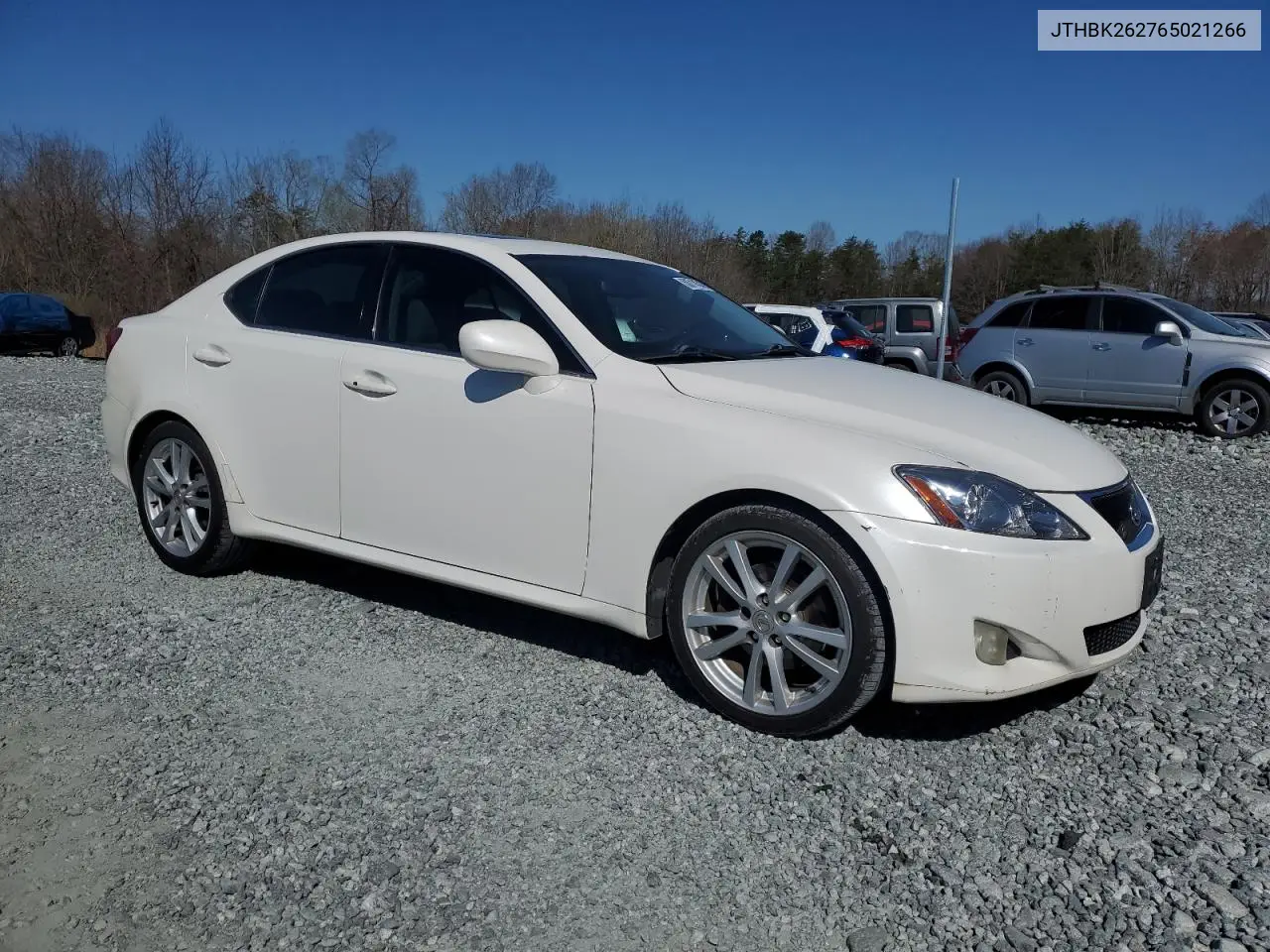 2006 Lexus Is 250 VIN: JTHBK262765021266 Lot: 50714545