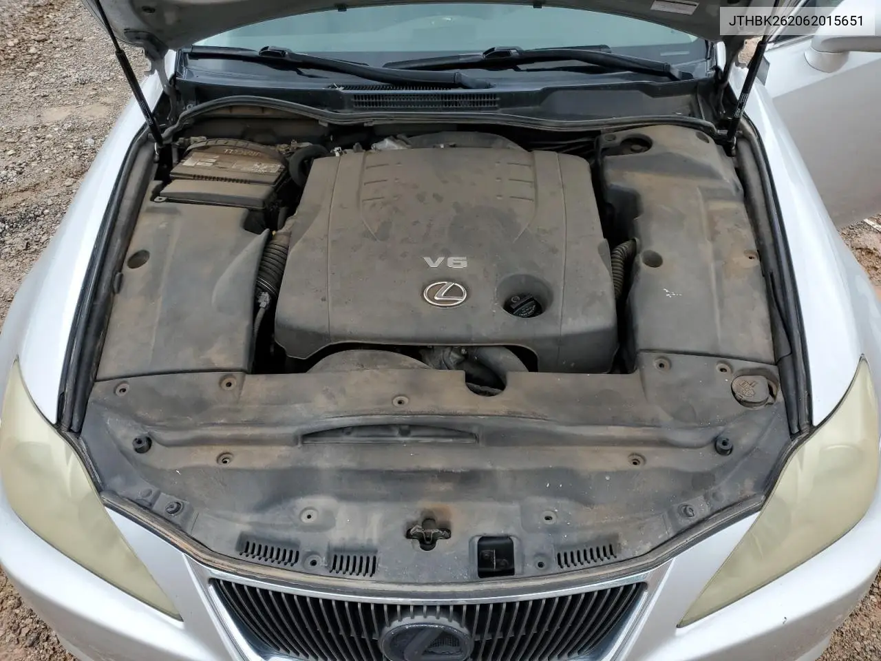 2006 Lexus Is 250 VIN: JTHBK262062015651 Lot: 54907725