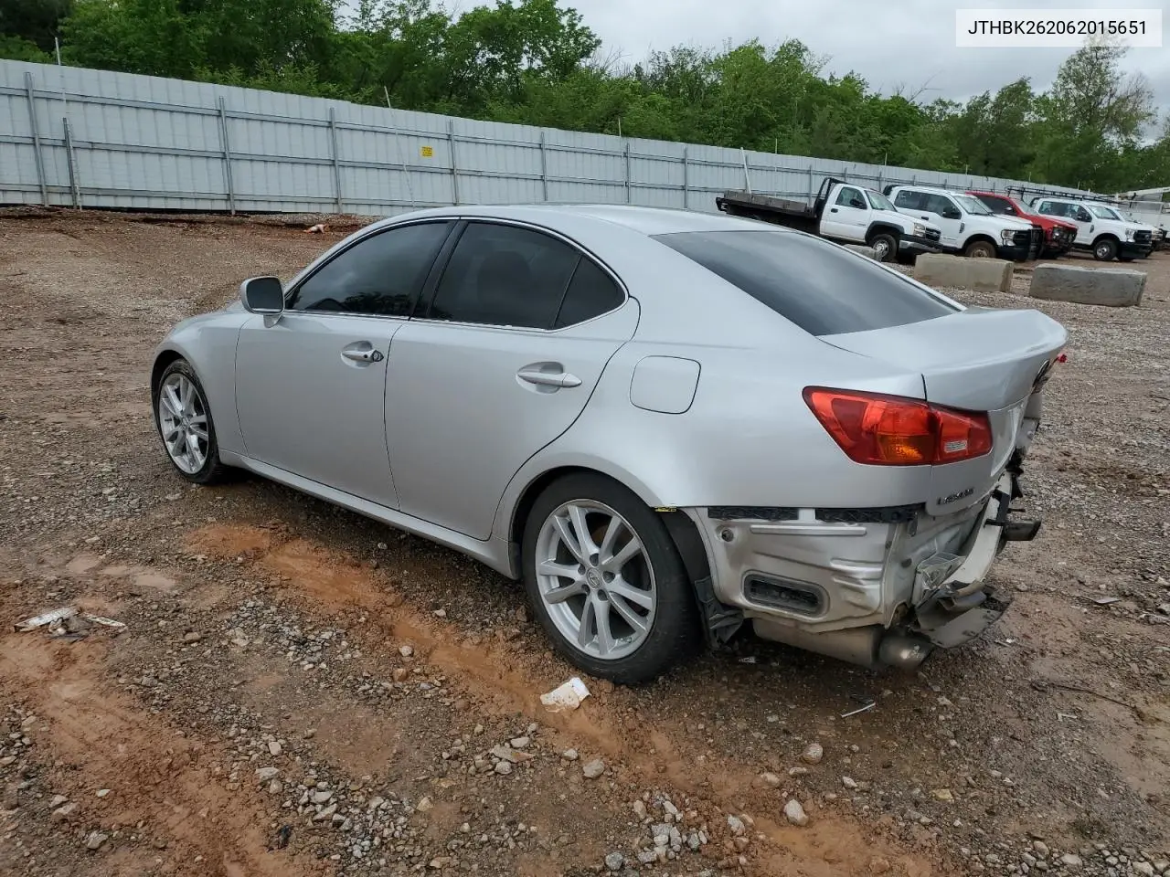 2006 Lexus Is 250 VIN: JTHBK262062015651 Lot: 54907725