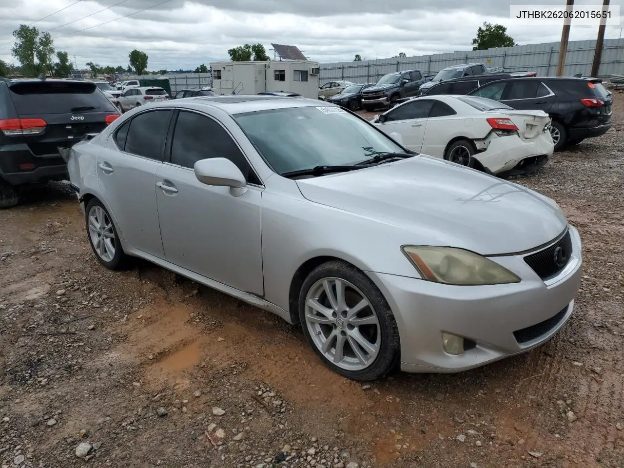 2006 Lexus Is 250 VIN: JTHBK262062015651 Lot: 54907725