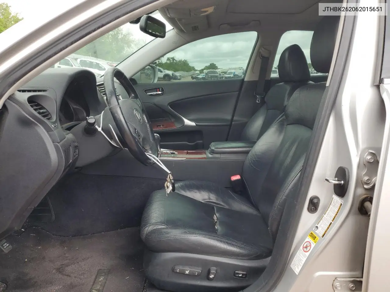 2006 Lexus Is 250 VIN: JTHBK262062015651 Lot: 54907725