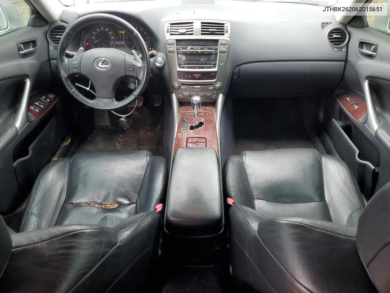2006 Lexus Is 250 VIN: JTHBK262062015651 Lot: 54907725