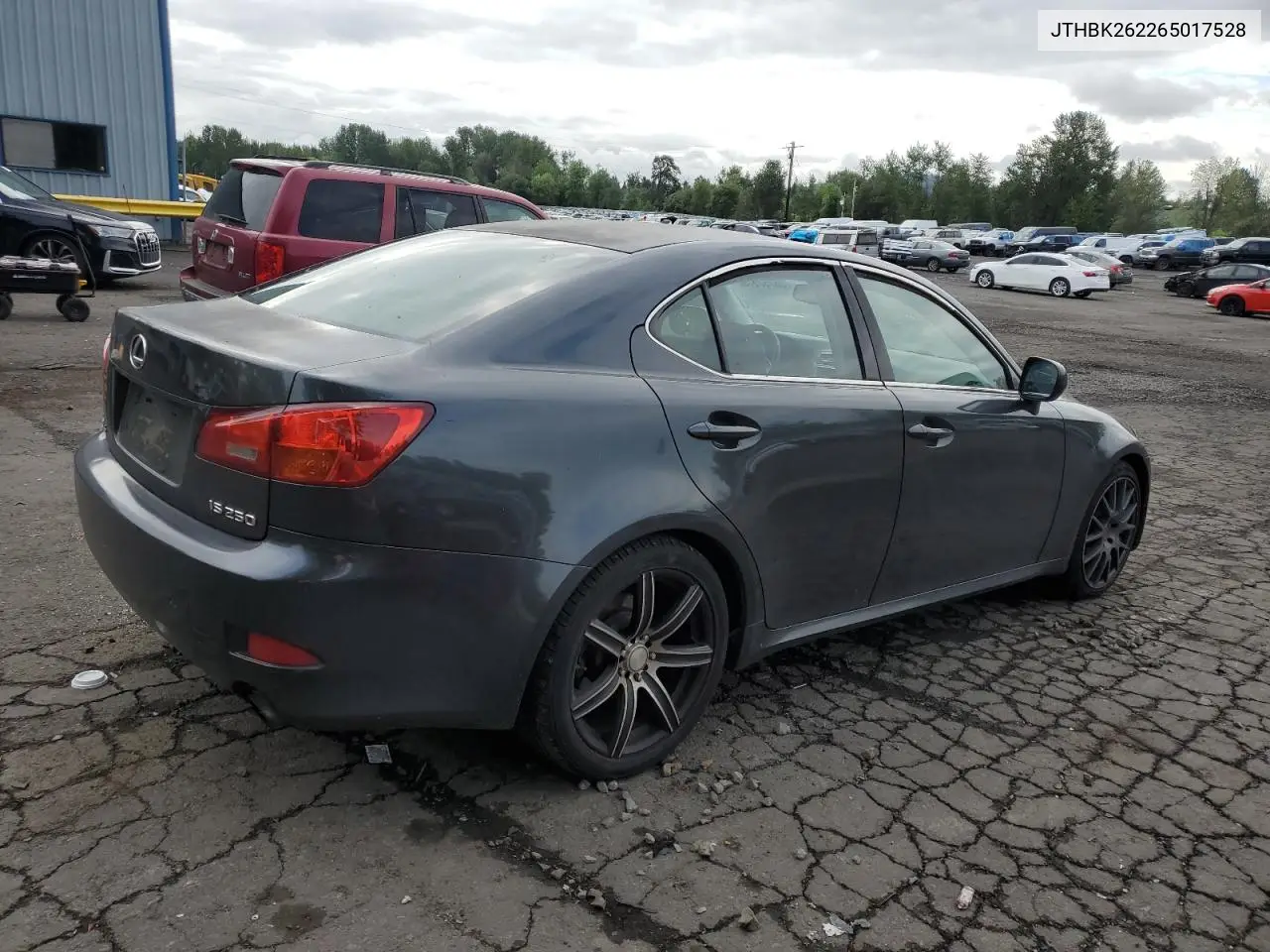 2006 Lexus Is 250 VIN: JTHBK262265017528 Lot: 56757575