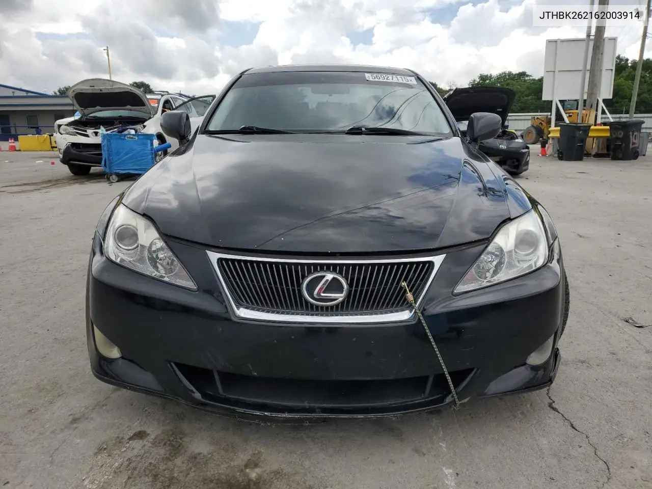 2006 Lexus Is 250 VIN: JTHBK262162003914 Lot: 56927115