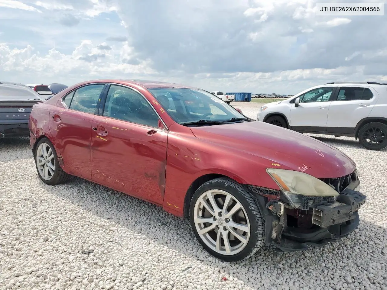 2006 Lexus Is 350 VIN: JTHBE262X62004566 Lot: 62281675
