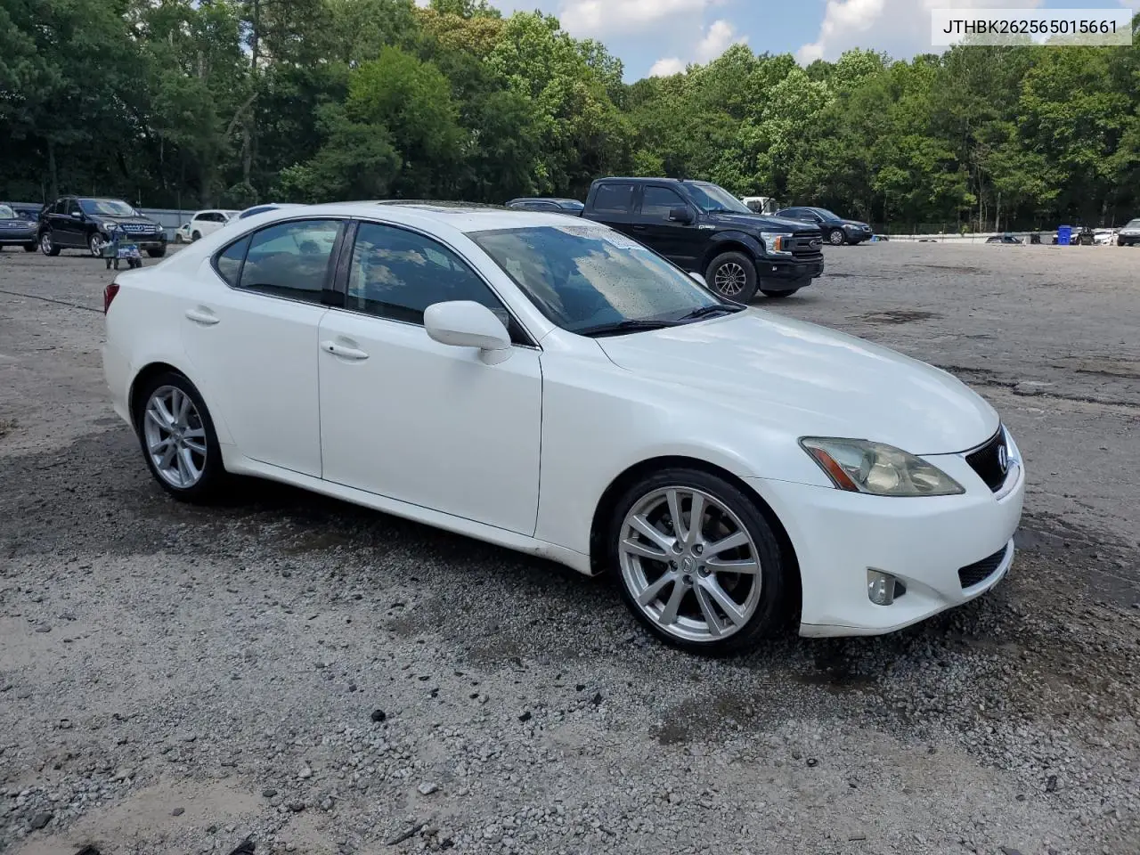 2006 Lexus Is 250 VIN: JTHBK262565015661 Lot: 62532265