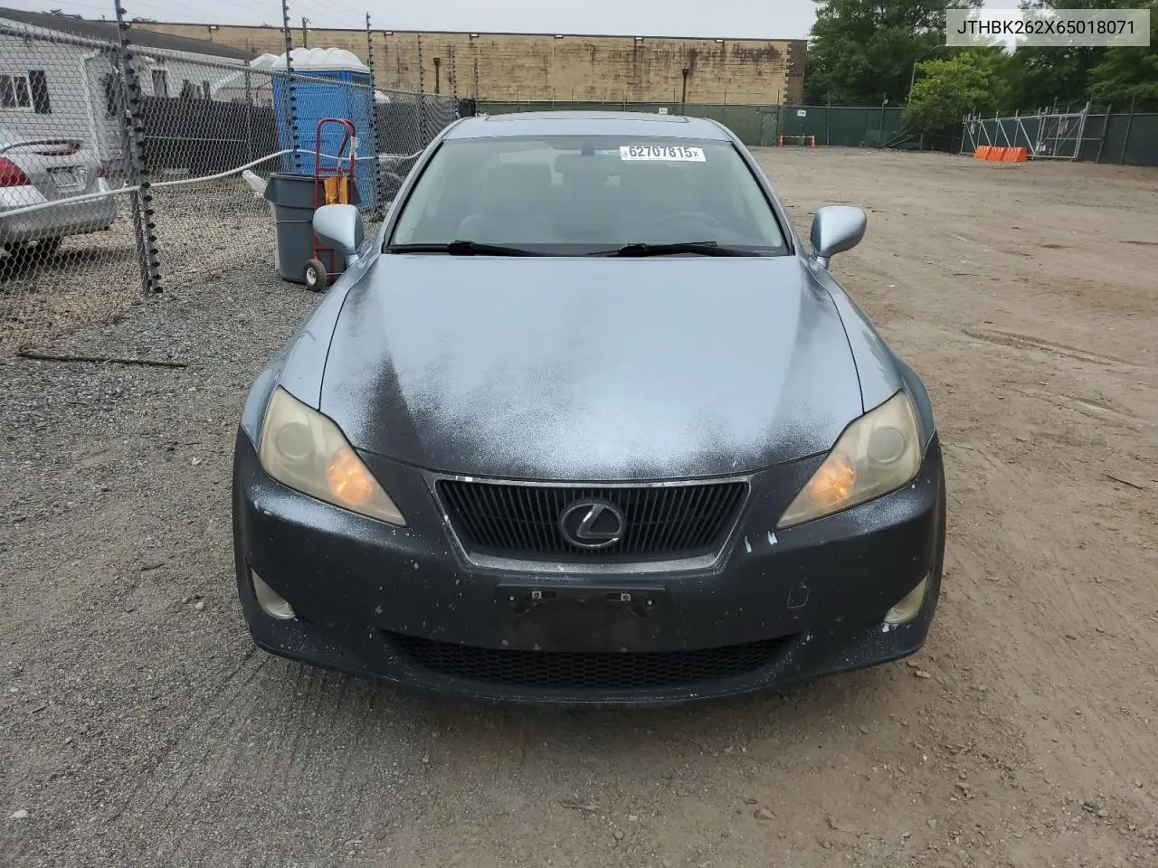 2006 Lexus Is 250 VIN: JTHBK262X65018071 Lot: 62707815