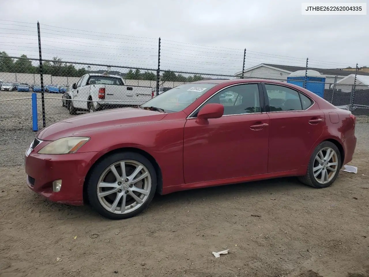 2006 Lexus Is 350 VIN: JTHBE262262004335 Lot: 62864025