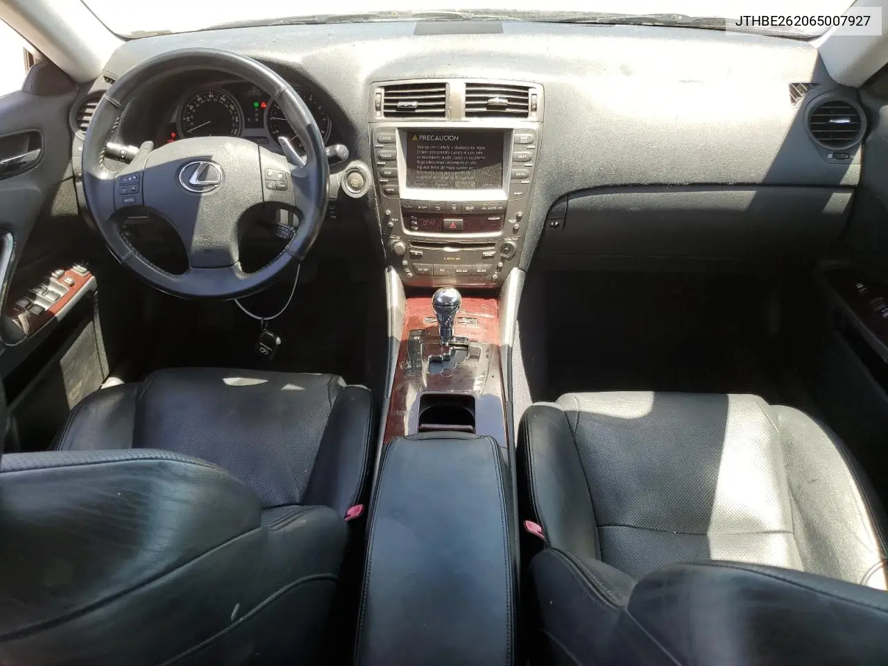 2006 Lexus Is 350 VIN: JTHBE262065007927 Lot: 62968885