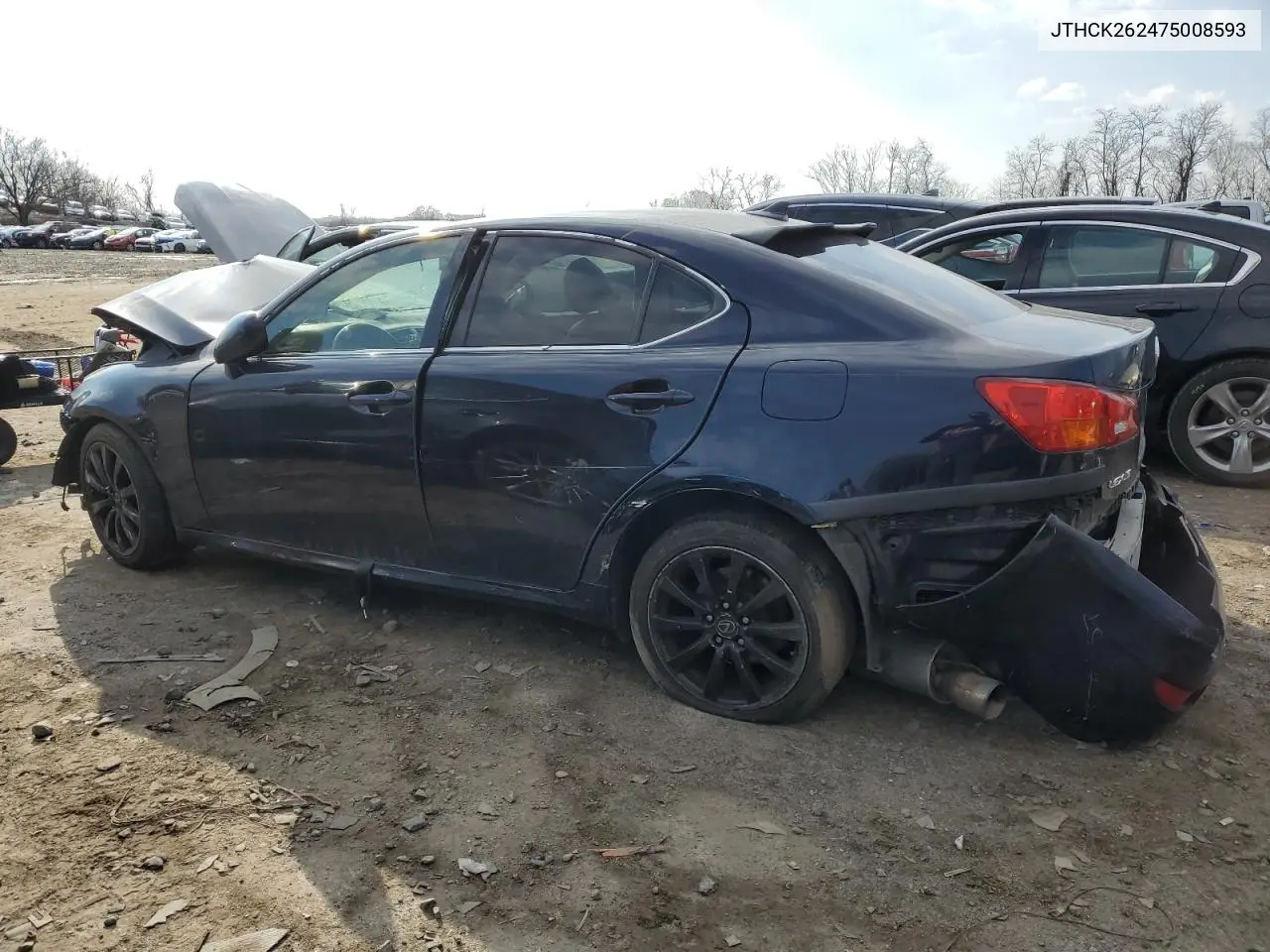 2007 Lexus Is 250 VIN: JTHCK262475008593 Lot: 43154125