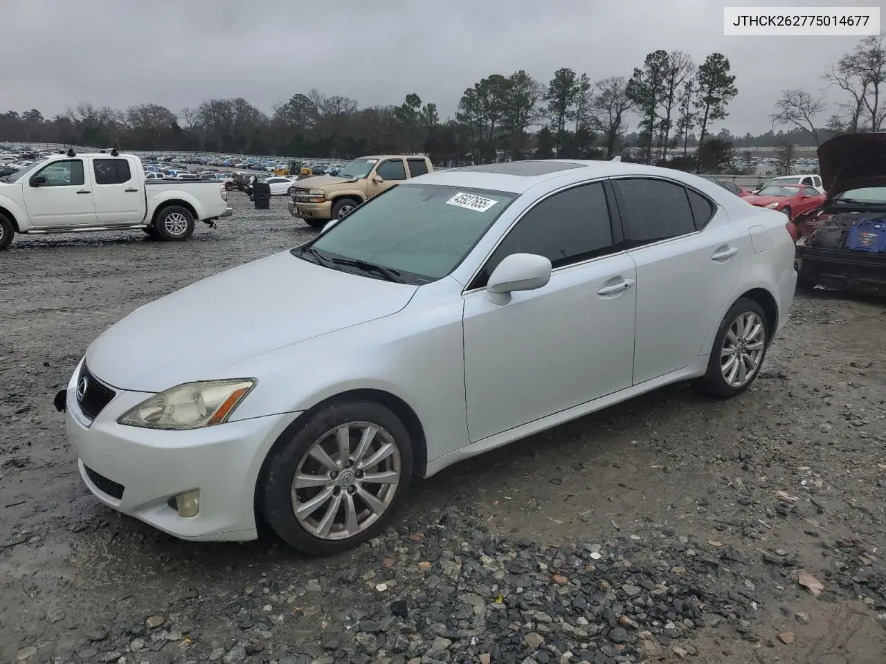 2007 Lexus Is 250 VIN: JTHCK262775014677 Lot: 45927655