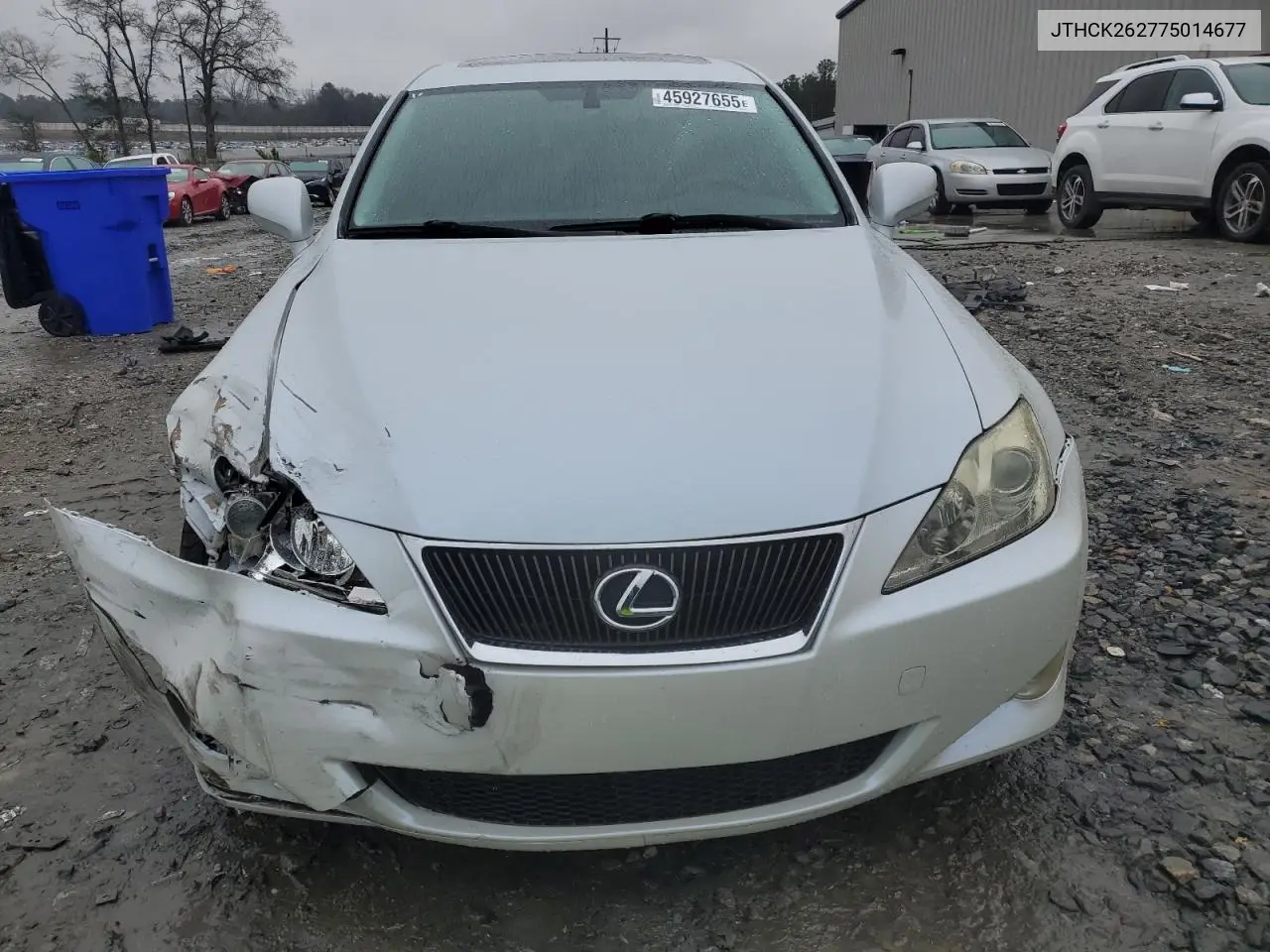 2007 Lexus Is 250 VIN: JTHCK262775014677 Lot: 45927655