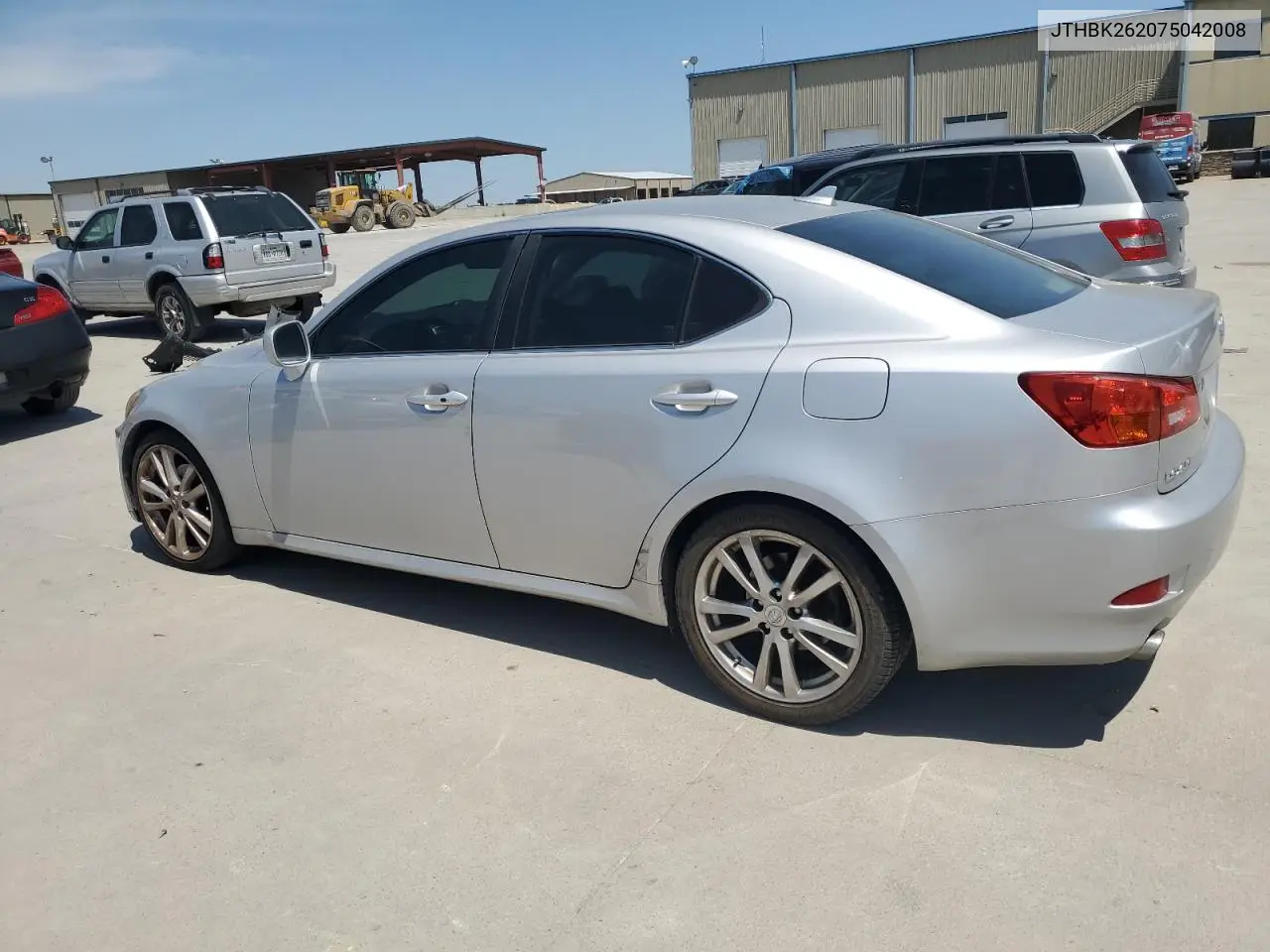 2007 Lexus Is 250 VIN: JTHBK262075042008 Lot: 52261815