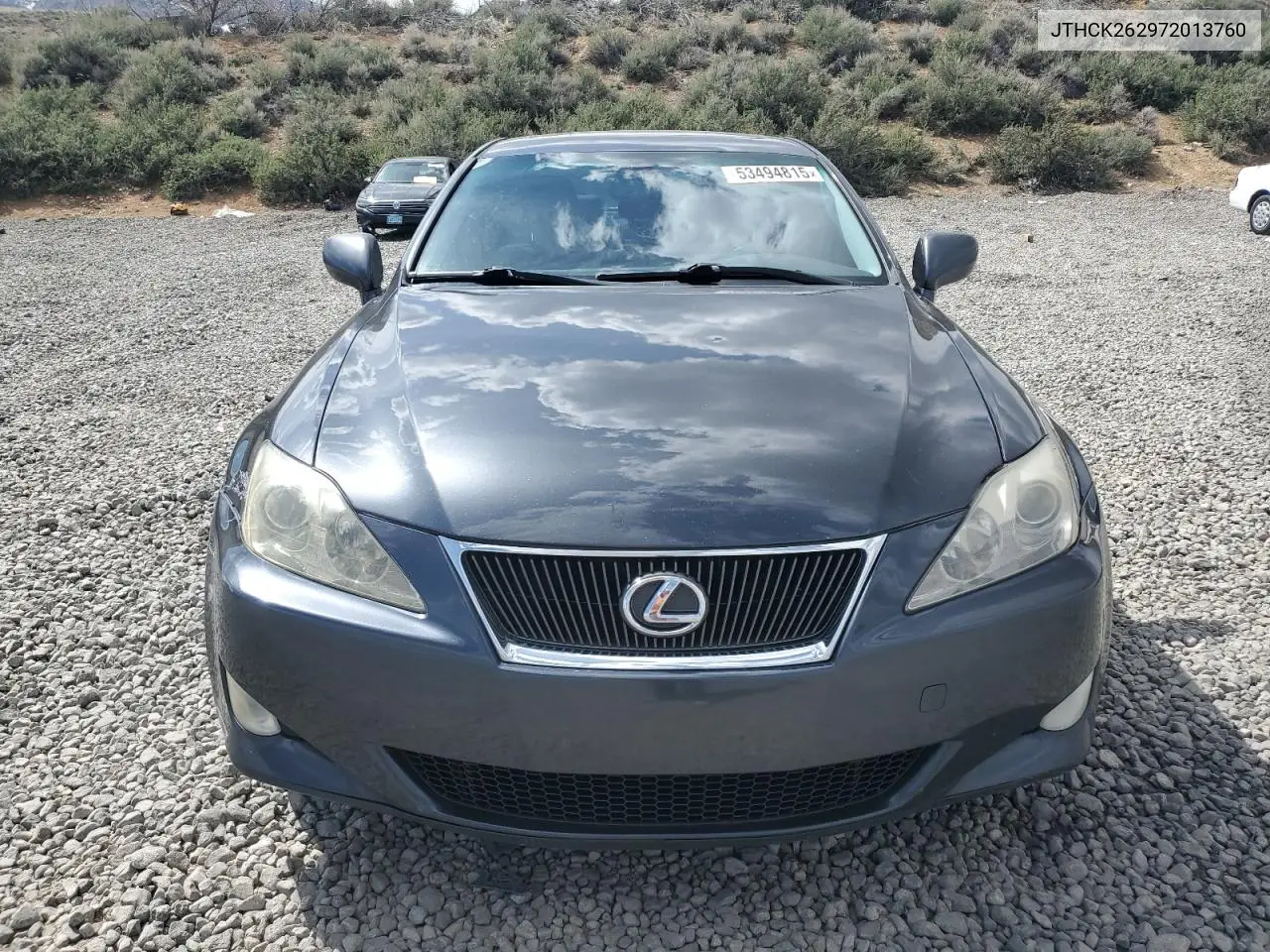2007 Lexus Is 250 VIN: JTHCK262972013760 Lot: 53494815