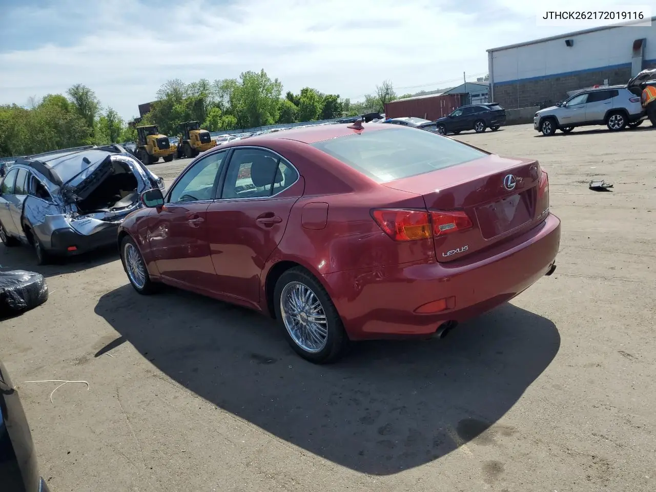 2007 Lexus Is 250 VIN: JTHCK262172019116 Lot: 56195625