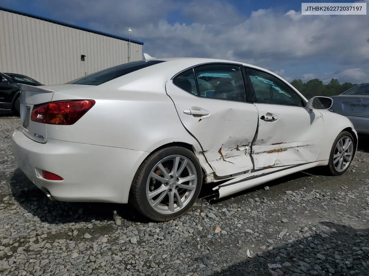 2007 Lexus Is 250 VIN: JTHBK262272037197 Lot: 56546425