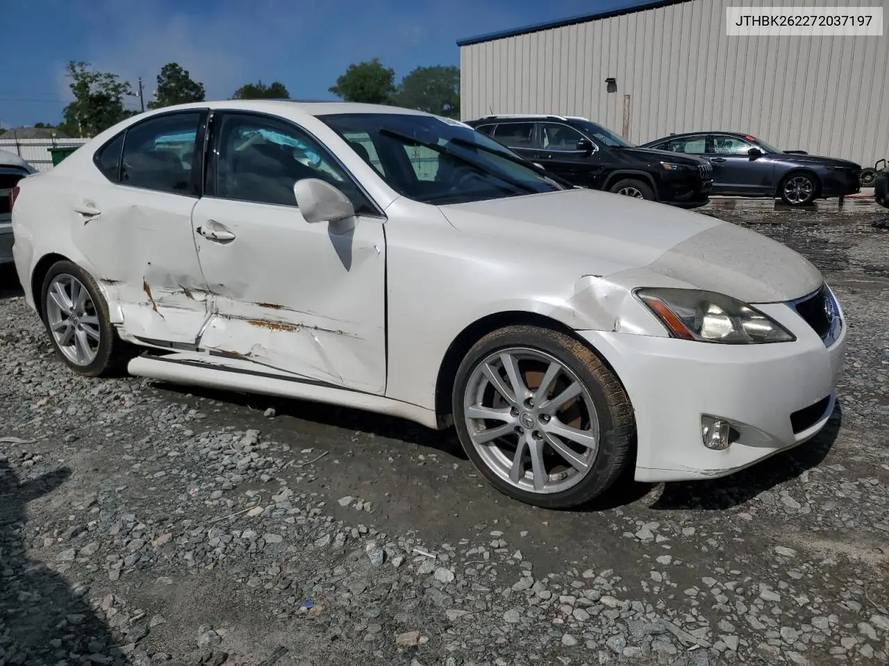 2007 Lexus Is 250 VIN: JTHBK262272037197 Lot: 56546425