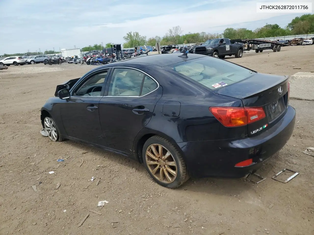 2007 Lexus Is 250 VIN: JTHCK262872011756 Lot: 56711815
