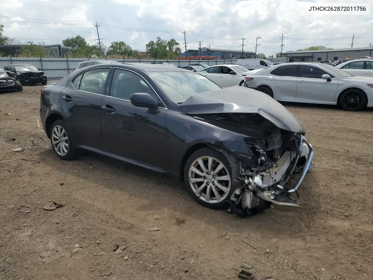 2007 Lexus Is 250 VIN: JTHCK262872011756 Lot: 56711815