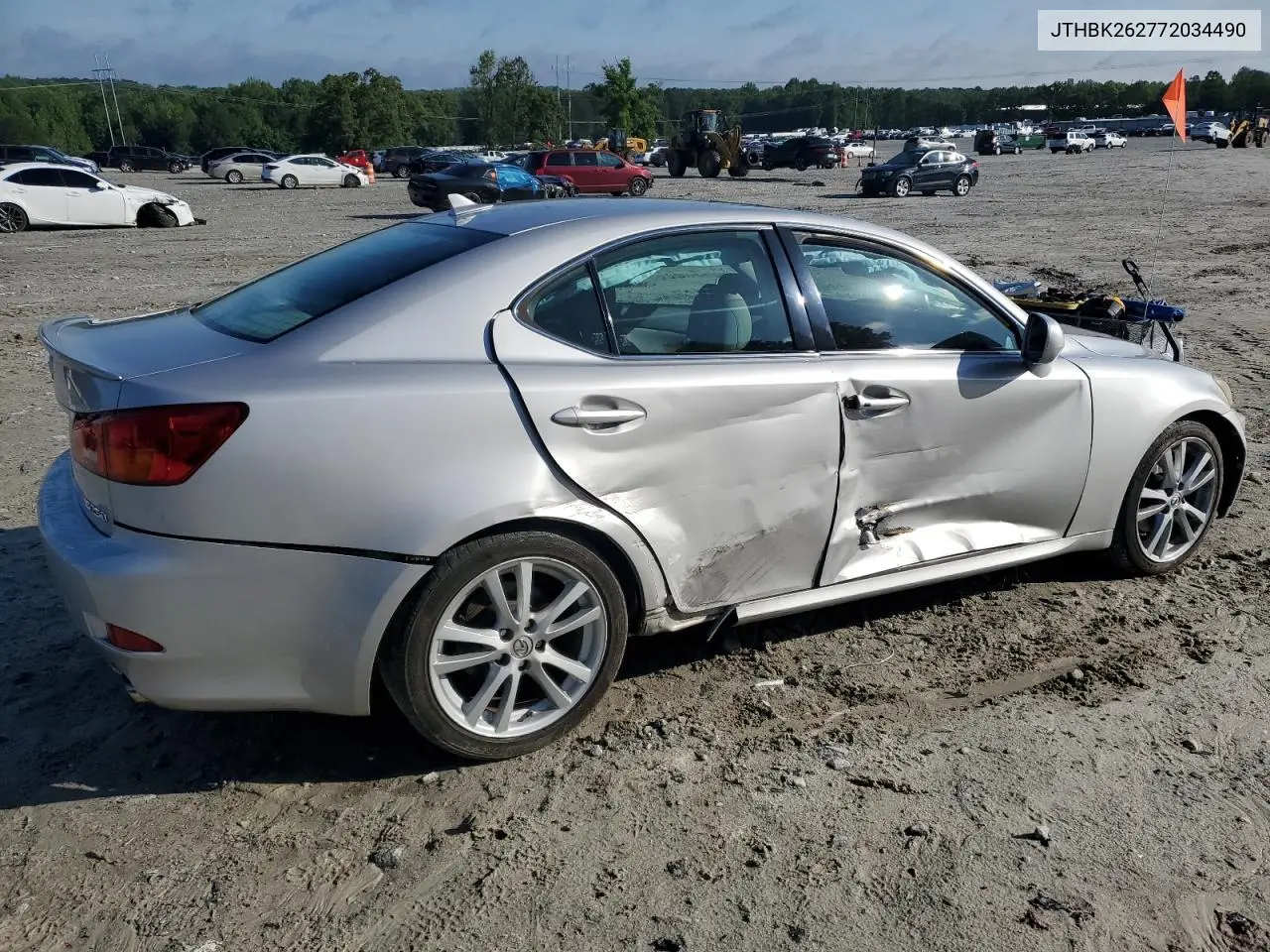 2007 Lexus Is 250 VIN: JTHBK262772034490 Lot: 56715735