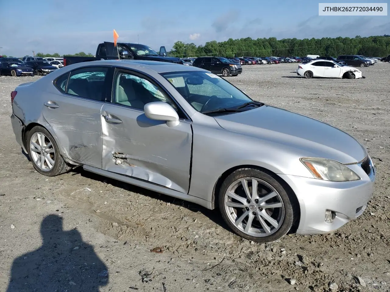 2007 Lexus Is 250 VIN: JTHBK262772034490 Lot: 56715735