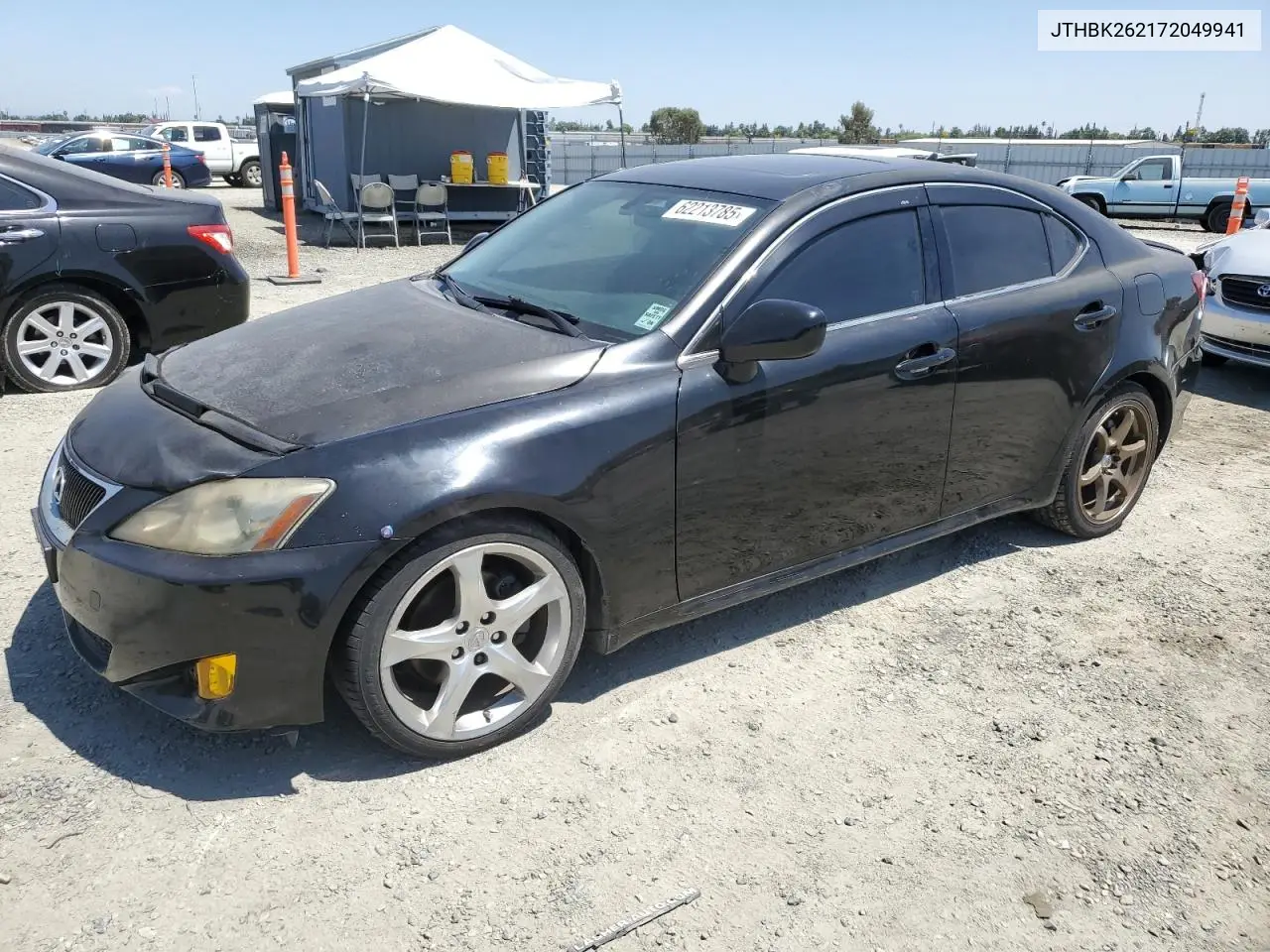 2007 Lexus Is 250 VIN: JTHBK262172049941 Lot: 62213785