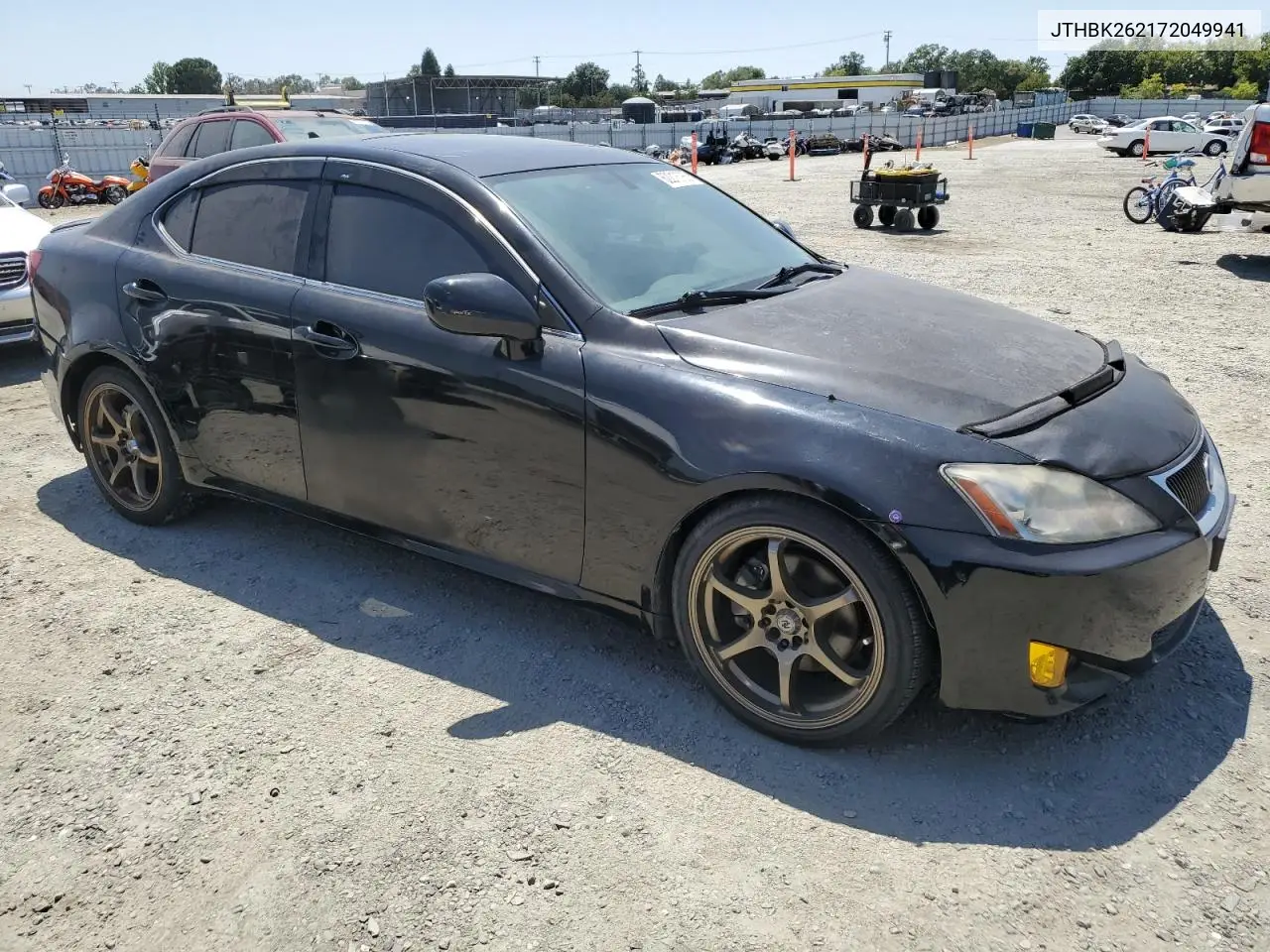 2007 Lexus Is 250 VIN: JTHBK262172049941 Lot: 62213785