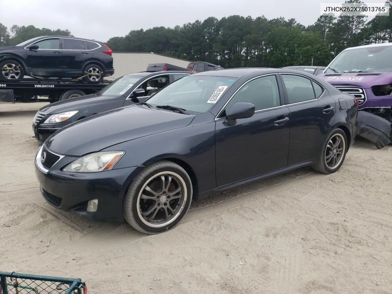 2007 Lexus Is 250 VIN: JTHCK262X75013765 Lot: 62865165