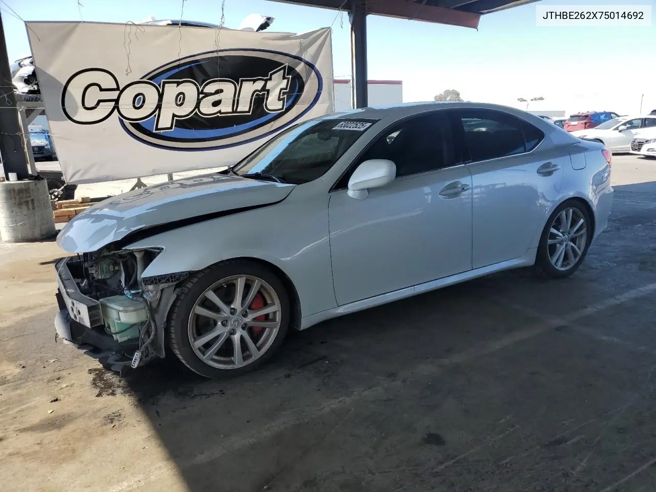 2007 Lexus Is 350 VIN: JTHBE262X75014692 Lot: 63022525