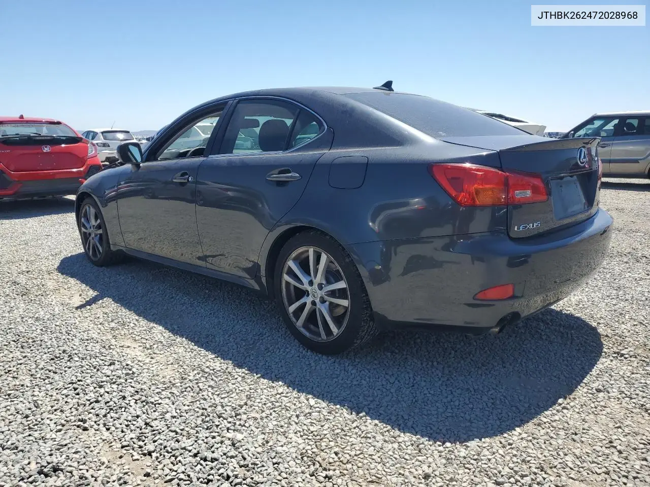 2007 Lexus Is 250 VIN: JTHBK262472028968 Lot: 63149755