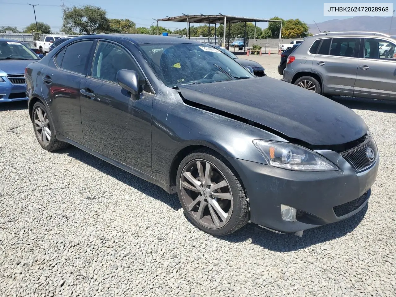 2007 Lexus Is 250 VIN: JTHBK262472028968 Lot: 63149755