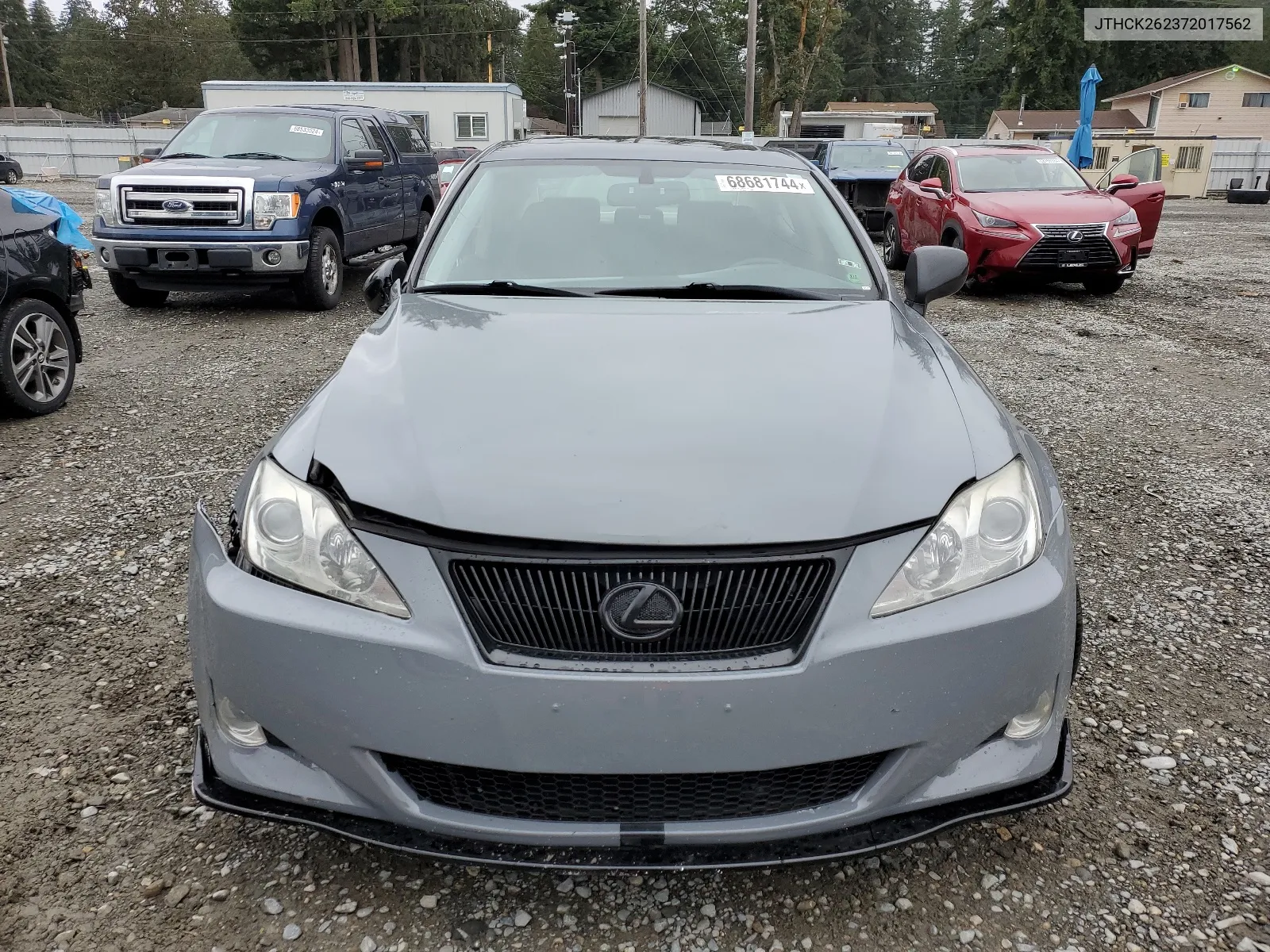 2007 Lexus Is 250 VIN: JTHCK262372017562 Lot: 68681744
