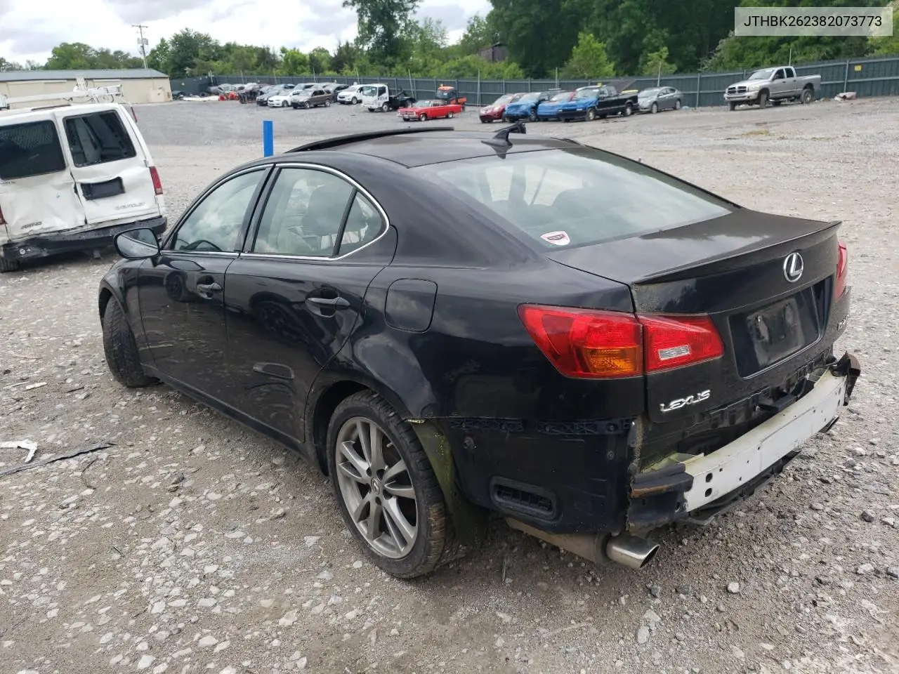 2008 Lexus Is 250 VIN: JTHBK262382073773 Lot: 55734265