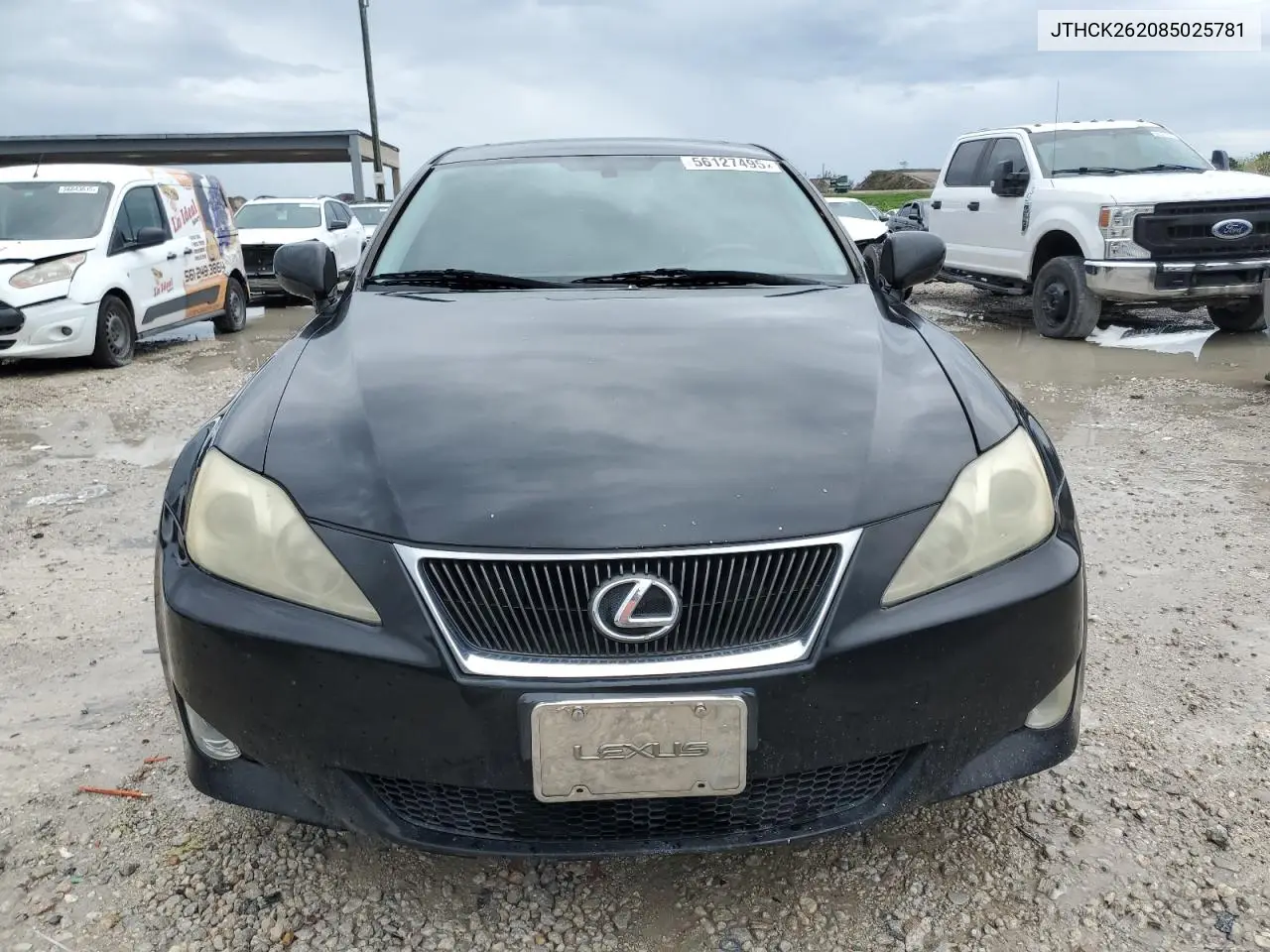 2008 Lexus Is 250 VIN: JTHCK262085025781 Lot: 56127495