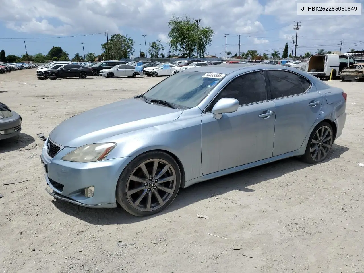 2008 Lexus Is 250 VIN: JTHBK262285060849 Lot: 56433385