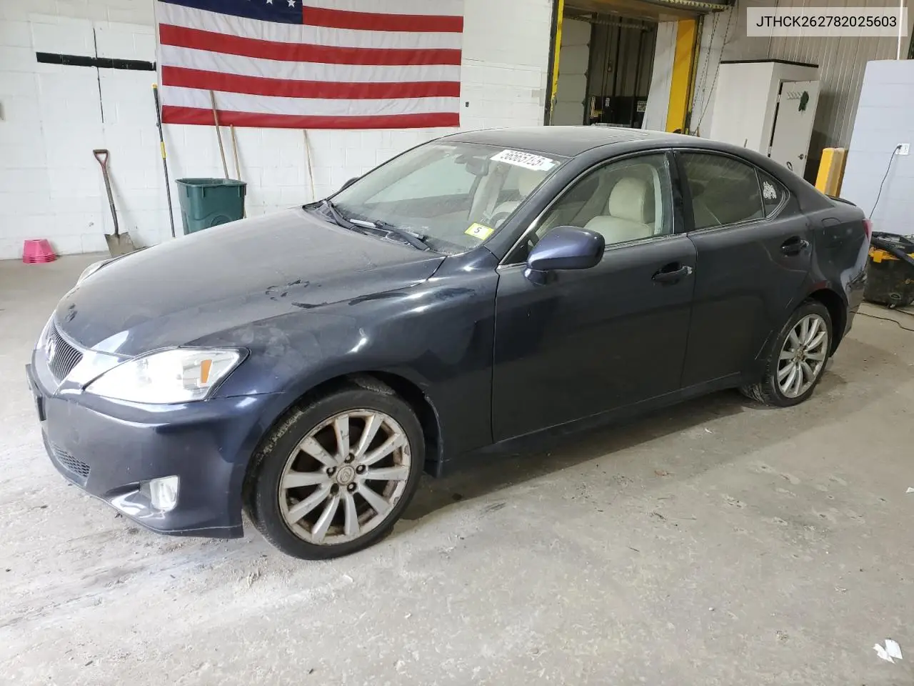 2008 Lexus Is 250 VIN: JTHCK262782025603 Lot: 56565195
