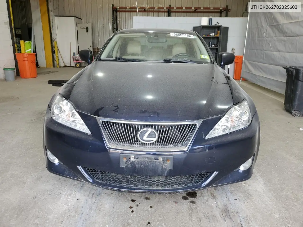 2008 Lexus Is 250 VIN: JTHCK262782025603 Lot: 56565195