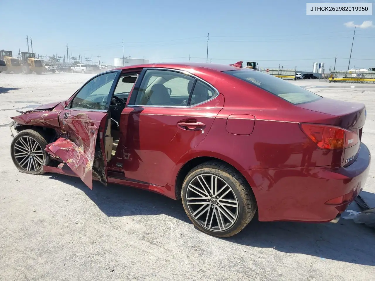 2008 Lexus Is 250 VIN: JTHCK262982019950 Lot: 56975195