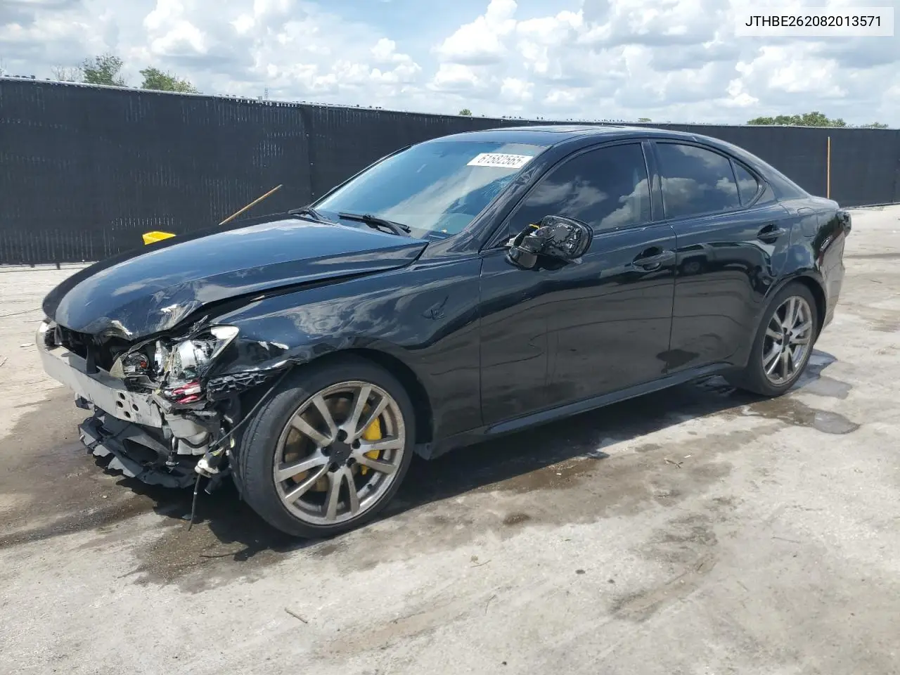 2008 Lexus Is 350 VIN: JTHBE262082013571 Lot: 61582565