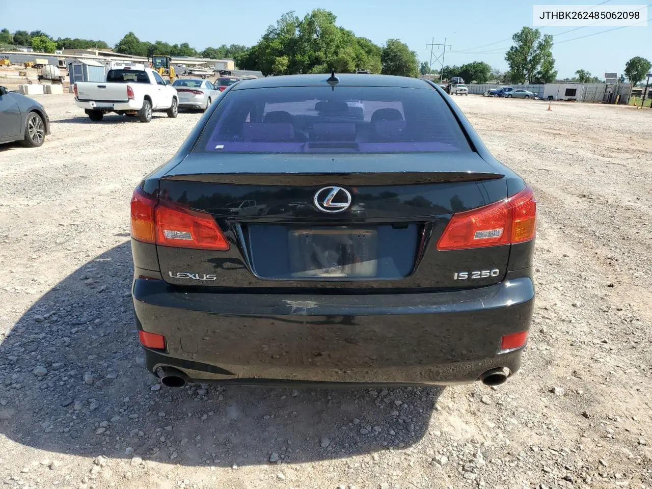 2008 Lexus Is 250 VIN: JTHBK262485062098 Lot: 61596025
