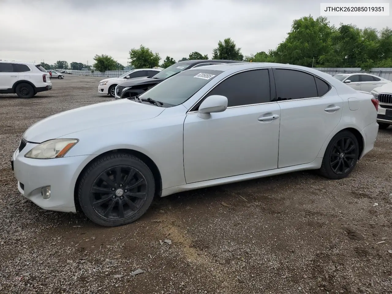 2008 Lexus Is 250 VIN: JTHCK262085019351 Lot: 62059585