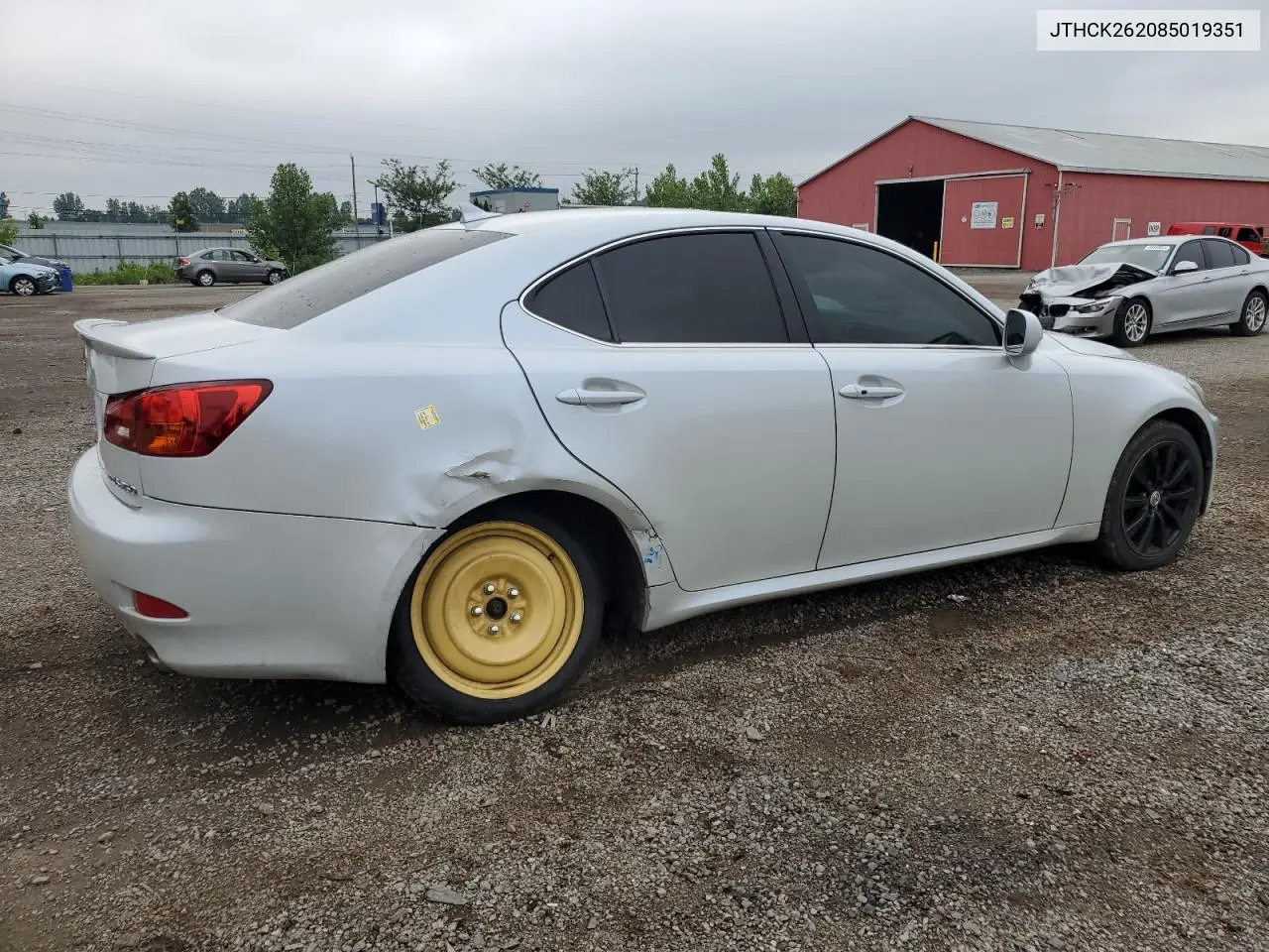 2008 Lexus Is 250 VIN: JTHCK262085019351 Lot: 62059585