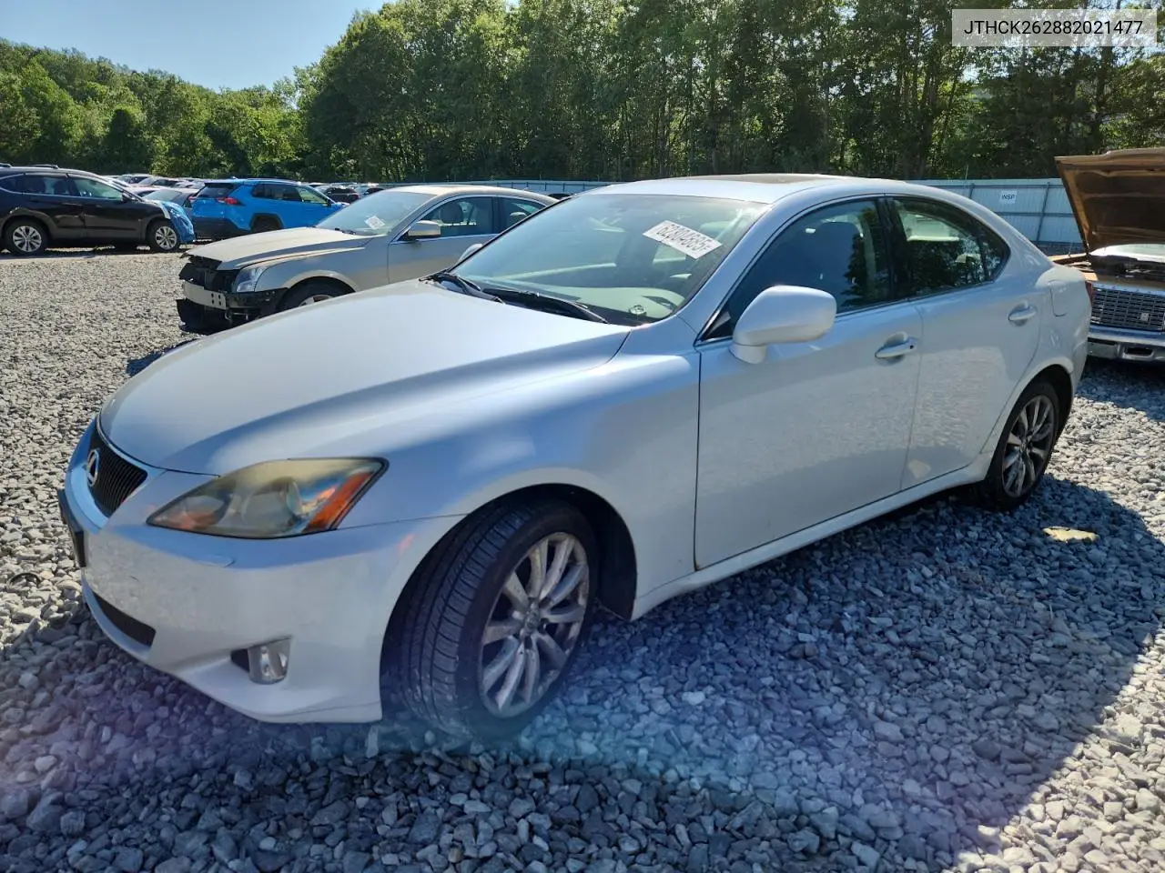2008 Lexus Is 250 VIN: JTHCK262882021477 Lot: 62304885