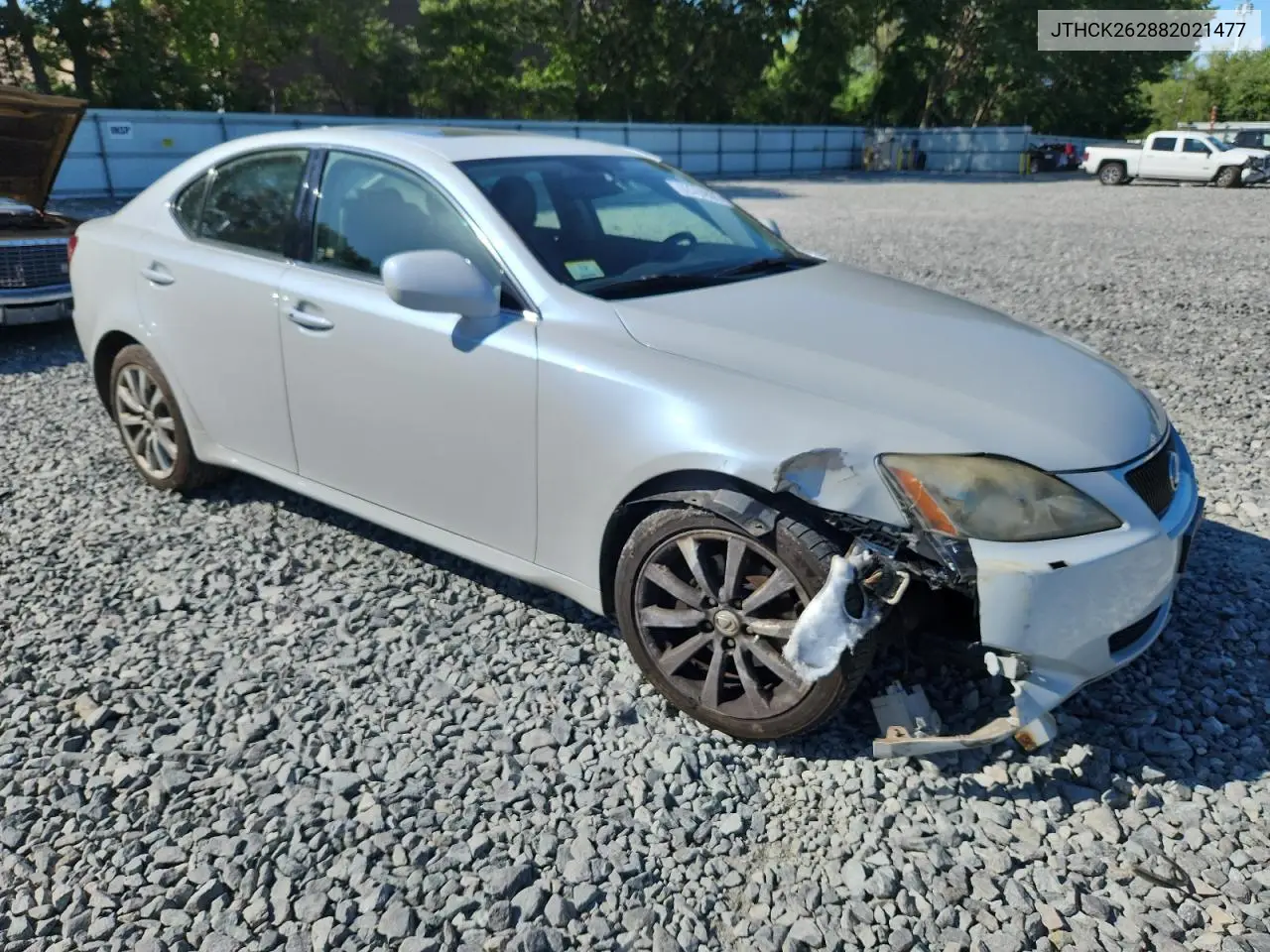 2008 Lexus Is 250 VIN: JTHCK262882021477 Lot: 62304885