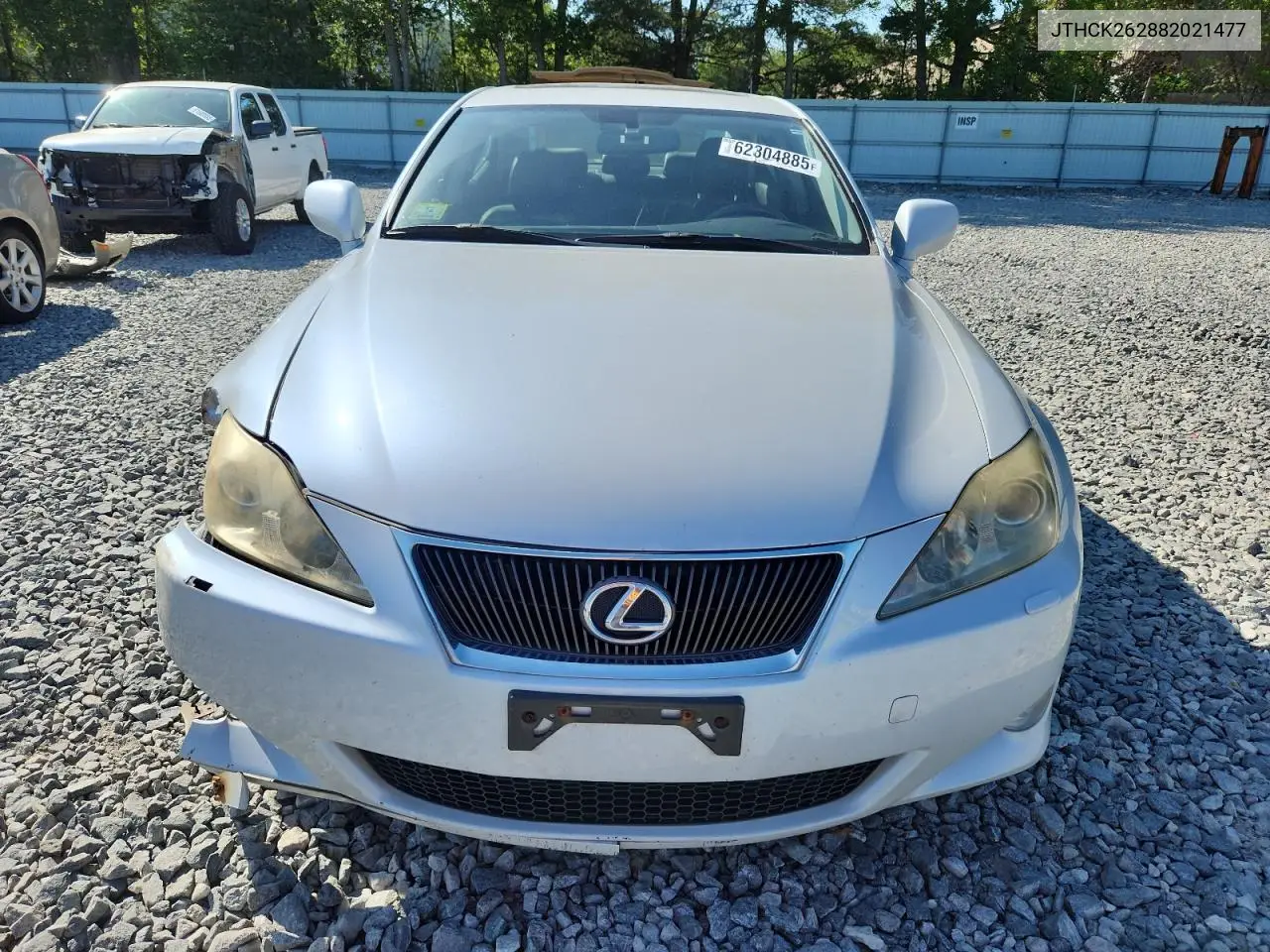 2008 Lexus Is 250 VIN: JTHCK262882021477 Lot: 62304885
