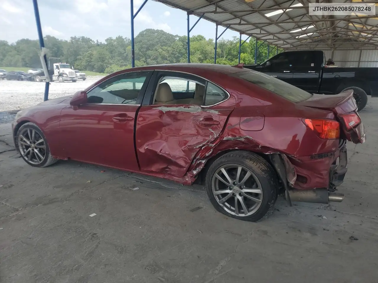 2008 Lexus Is 250 VIN: JTHBK262085078248 Lot: 62390125